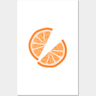 Orange slices Posters and Art